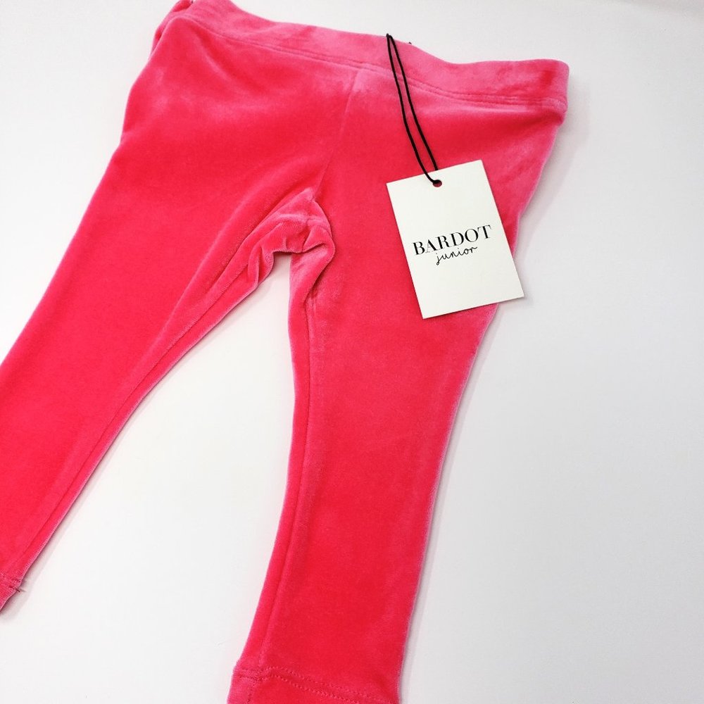 Bardot Baby/Toddler Velvet Leggings with Bow